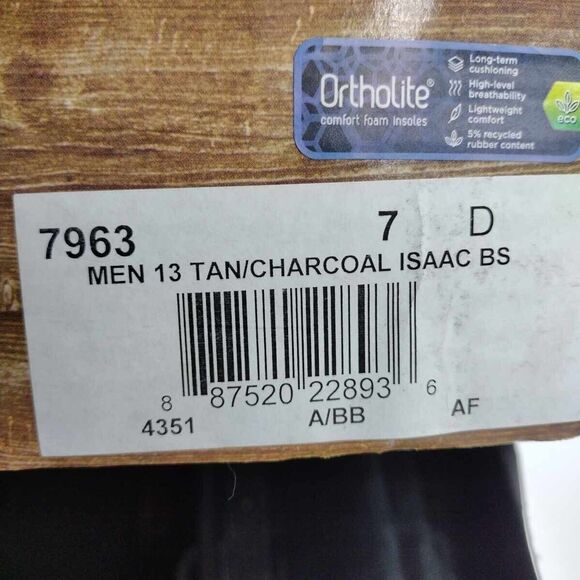 Laredo Mens 7 D Boot Western Boots Brown Blue, Brand New With Tags And Box - Picture 10 of 10